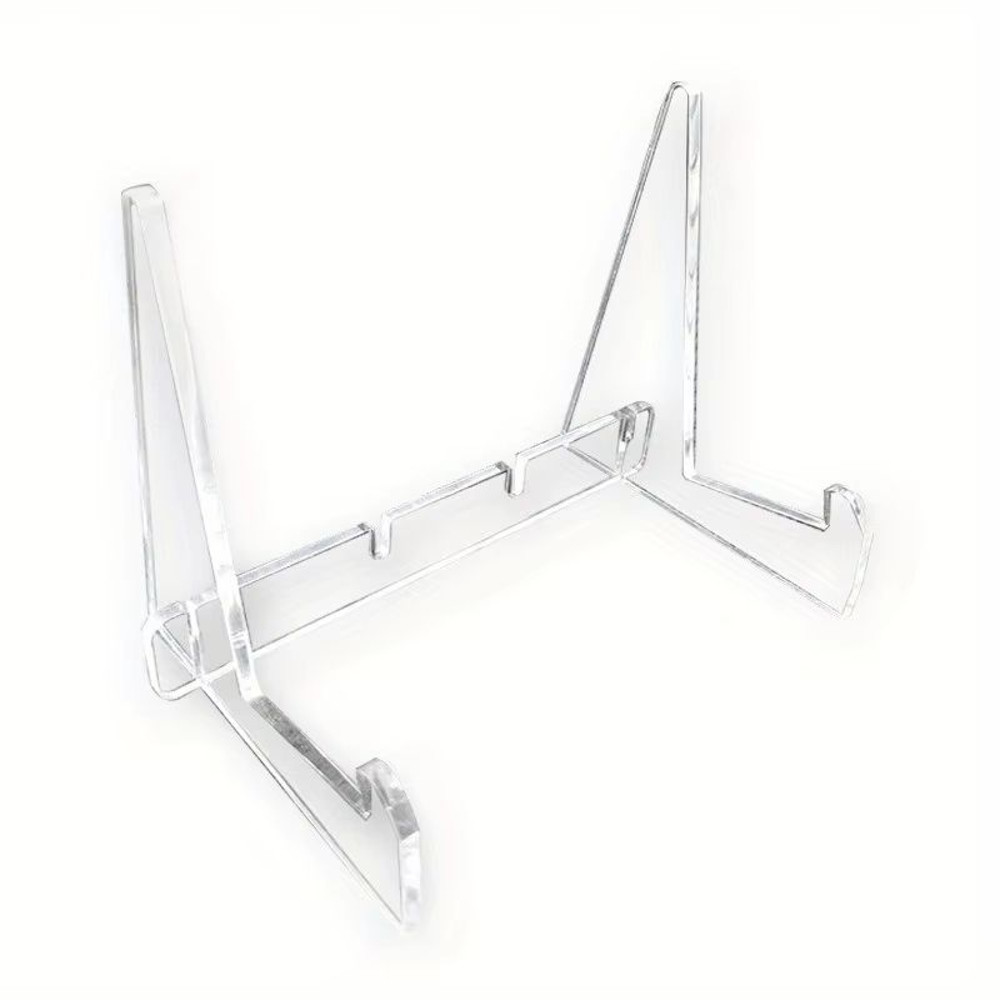 Acrylic Transparent Book Display Stand Vertical Picture Frame Bracket 6