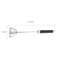 Rubber Handle Semi Automatic Egg Beater Stainless Steel Manual Whisk 2