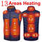 USB Heated Vest Electric Bodywarmer For Men Women With Adjustable Zones 9