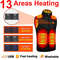 USB Heated Vest Electric Bodywarmer For Men Women With Adjustable Zones 1