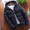 Mens Winter Hooded CottonPadded Windproof Casual Coat LooseFit Plus Size 6XL 6