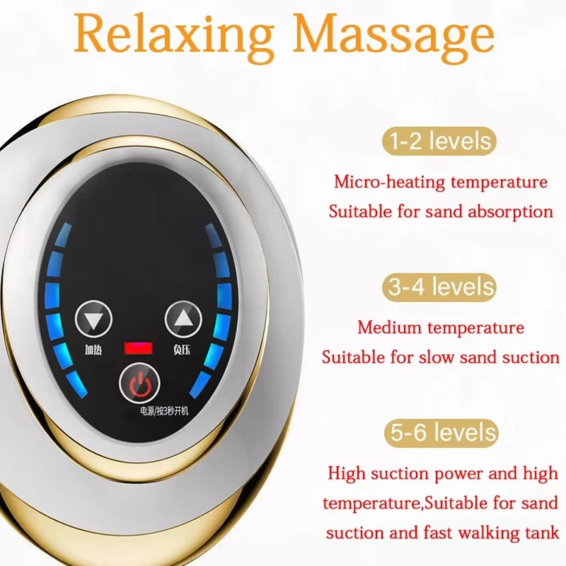 Rechargeable Electric Cupping And Guasha Body Massager With Heating 5