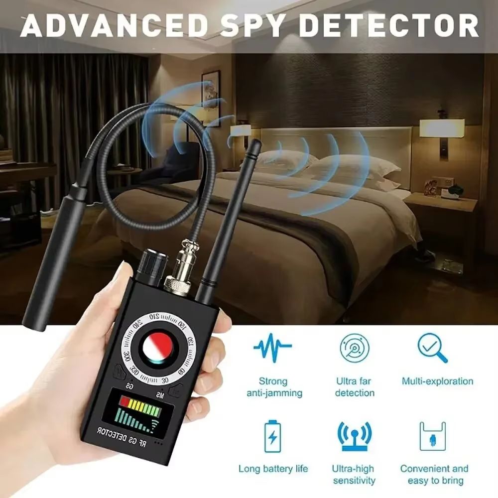 K18 Multi Function Anti Spy Hidden Camera And RF Signal Detector 0