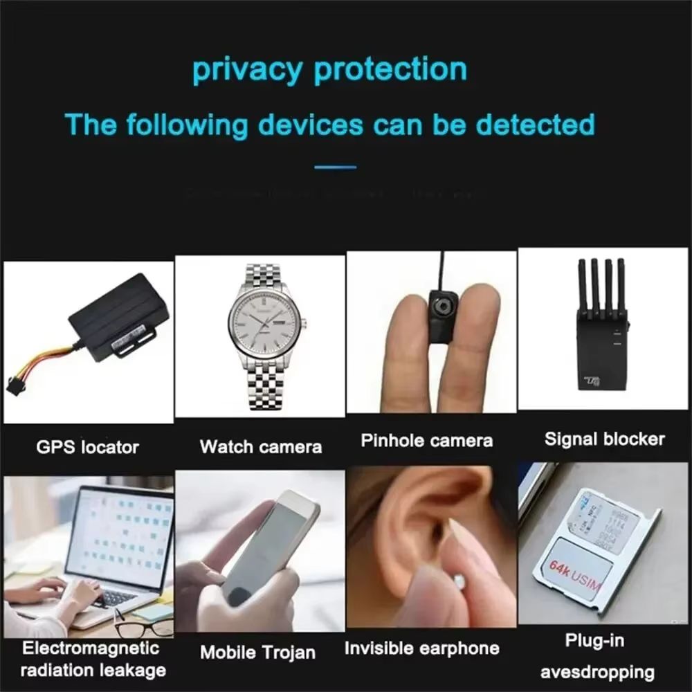 K18 Multi Function Anti Spy Hidden Camera And RF Signal Detector 4