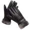 Mens Plush Insulated PU Leather Touchscreen Winter Cycling Gloves 6