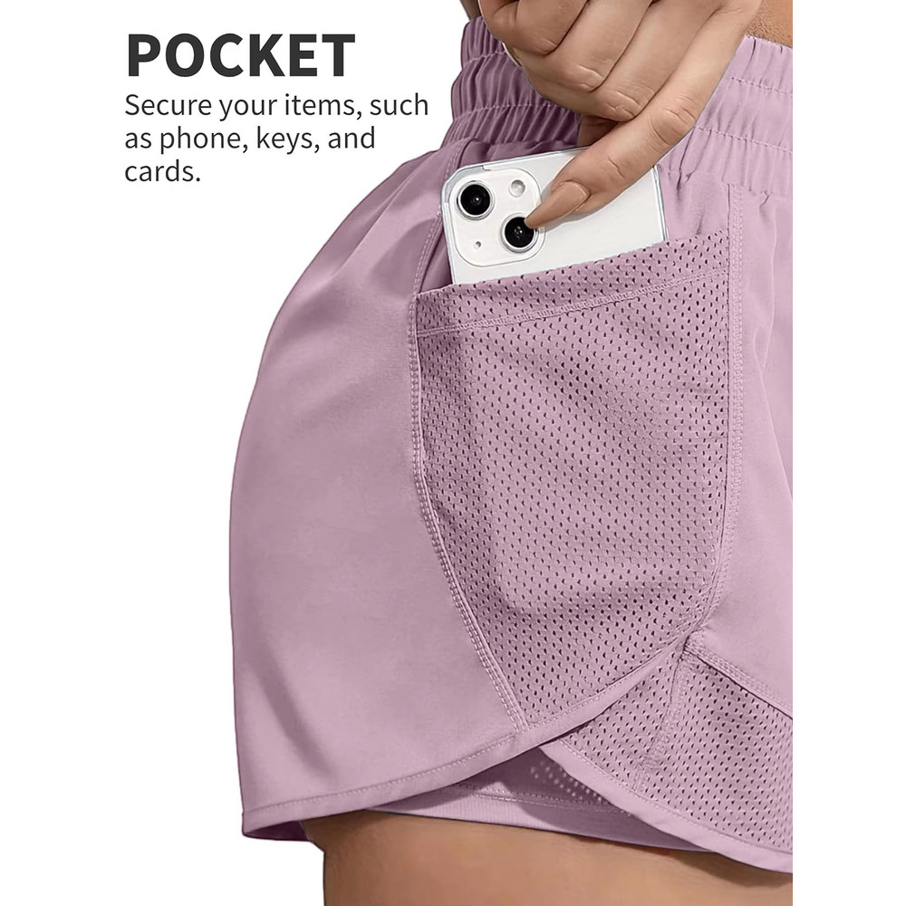 High Waist Breathable Elastic Fitness Yoga Shorts 0