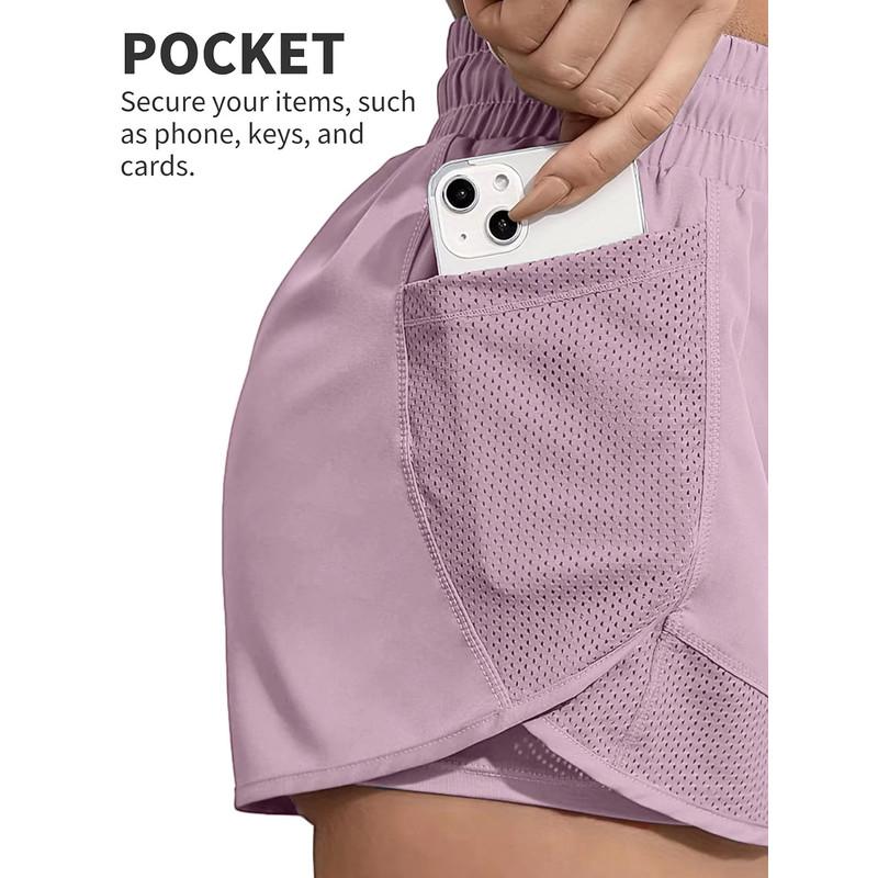 High Waist Breathable Elastic Fitness Yoga Shorts 0