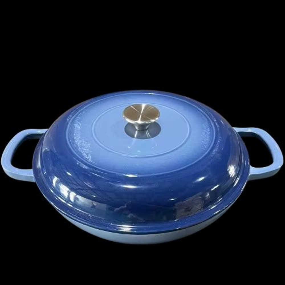 45 L Cast Iron Dutch Oven With Lid And Dual Handles 10