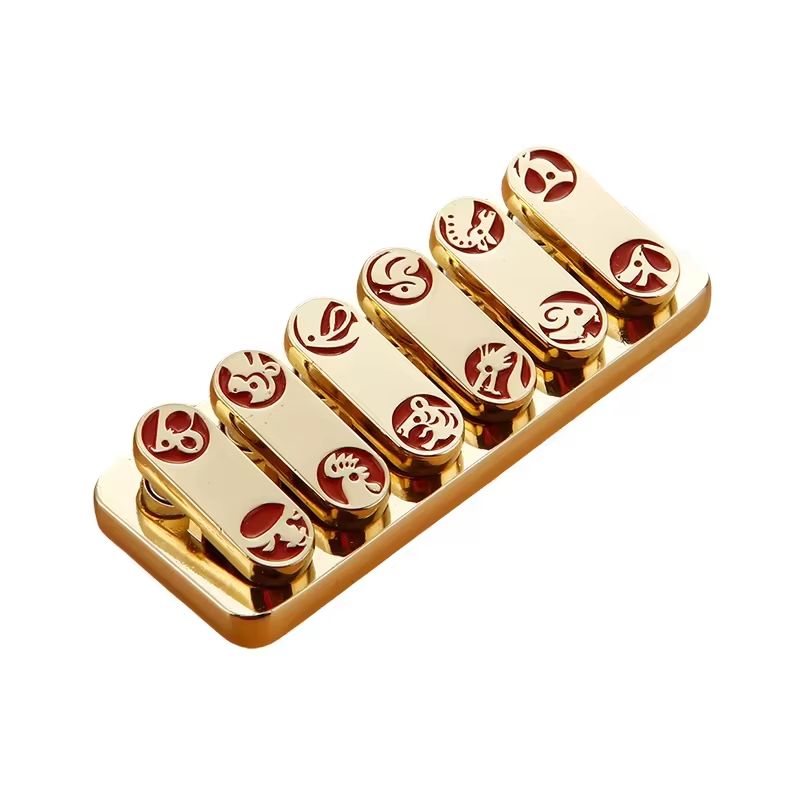 Magnetic Metal Fidget Slider Push Card Premium EDC Desk Toy 6