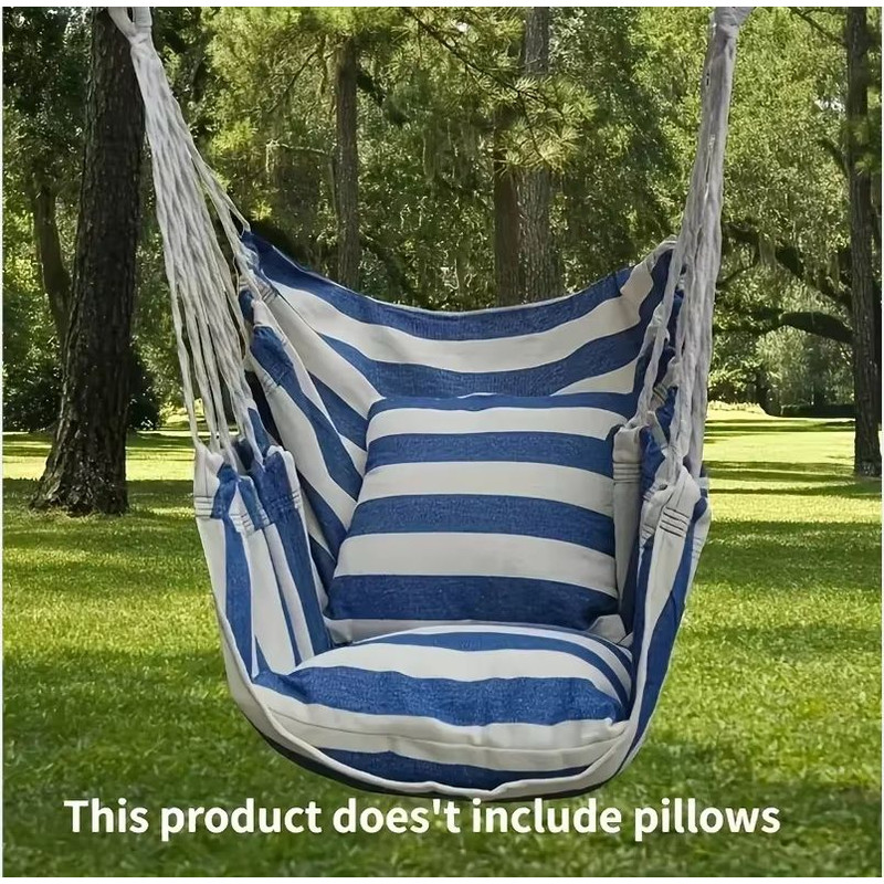 RelaxFold AntiSlip Folding Hammock Chair Outdoor Canvas Leisure Swing 7