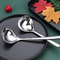 TitanServe HeavyDuty Stainless Steel Serving Spoons Set 2 Pcs LongHandle For Kitchen Soup Porridg 1