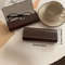 Vintage Coffee Hard Shell Eyeglass Case 1