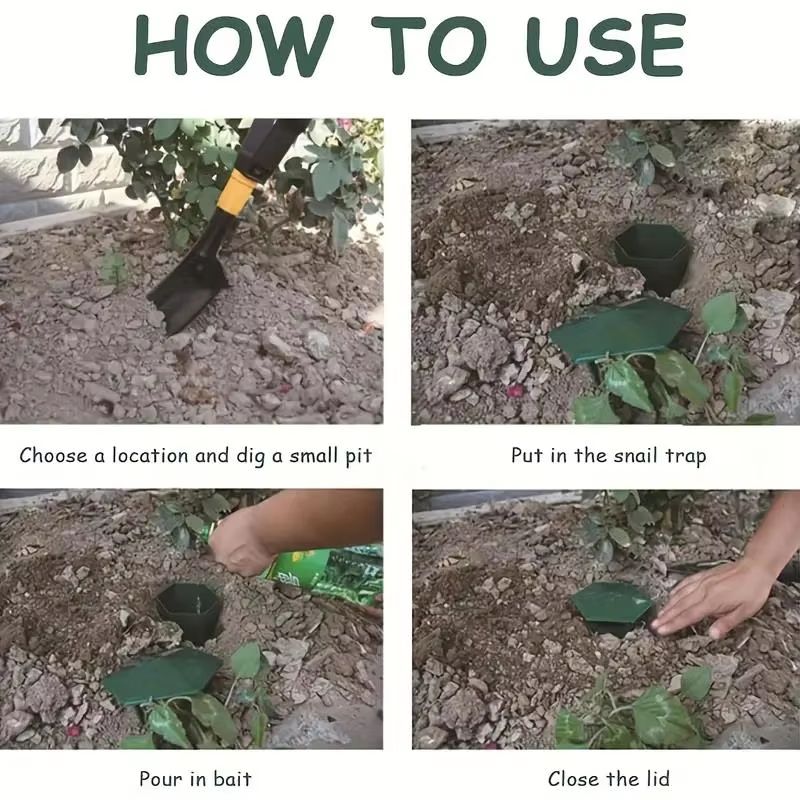 EcoFriendly Snail Slug Trap Catcher Safe Plastic Cage 5