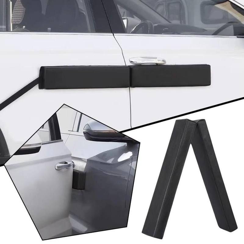 Magnetic Folding Car Door Edge Protectors Set Of 4 AntiScratch Strips 1