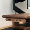 Black Walnut Wooden USB Hub 1 To 4 Desktop Splitter And Monitor Riser 2