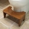 No Installation Bamboo Toilet Stool Non Slip Squatting Bathroom Footrest For Adults And Children 0