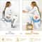No Installation Bamboo Toilet Stool Non Slip Squatting Bathroom Footrest For Adults And Children 5