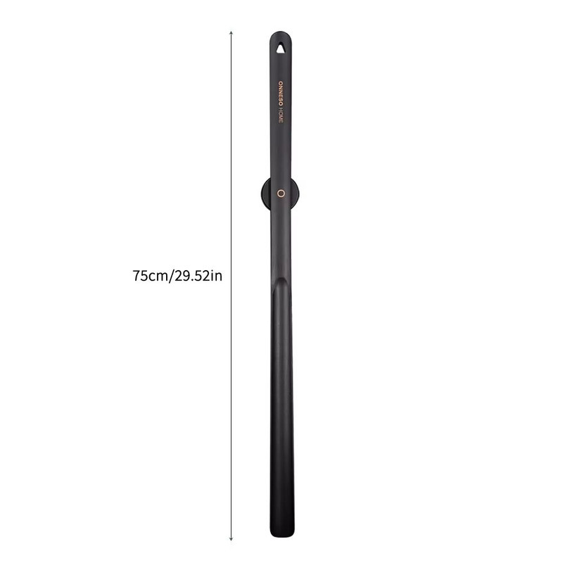 Black Lacquered BeechWood LongHandle Shoehorn With Magnetic Mount 5075 Cm 7