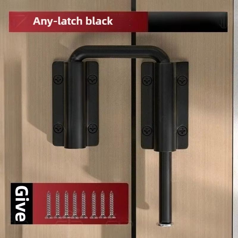 Durable Aluminum Alloy 90180 Adjustable AntiTheft Door Latch Lock 6