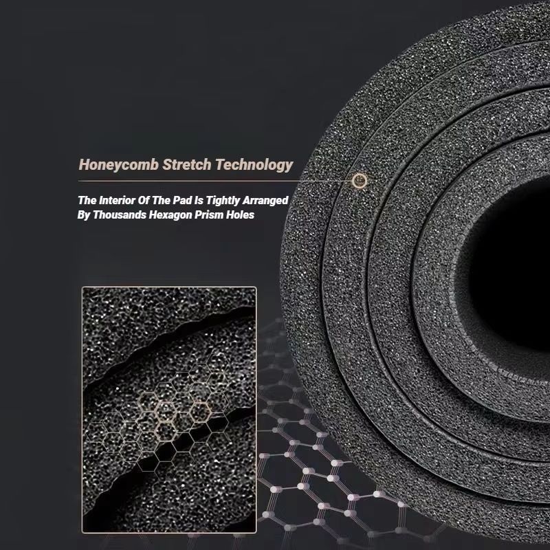 Premium ExtraThick NBR NonSlip Yoga Mat Duo For Fitness Pilates 4