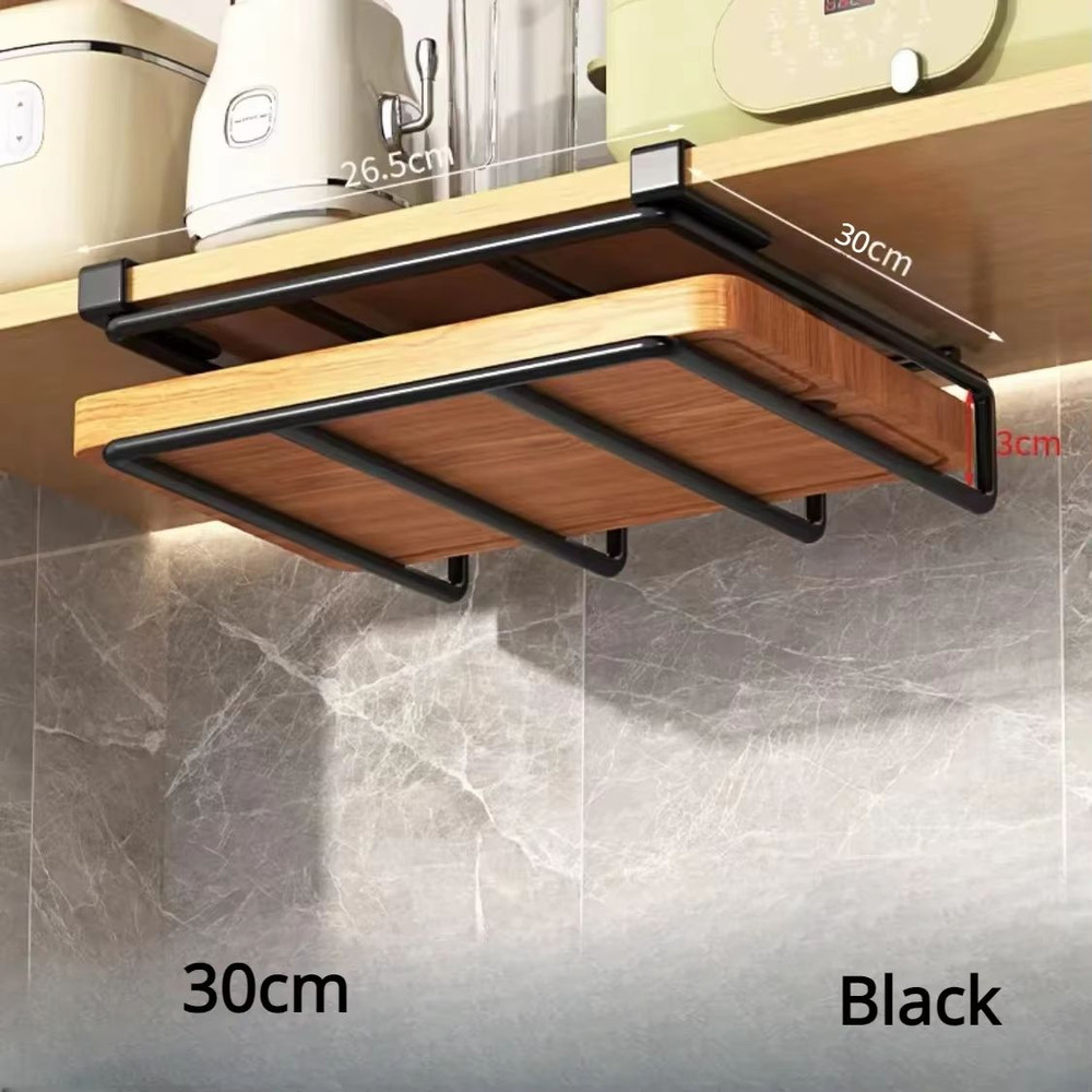 UnderCabinet Basket Storage Shelf Cutting Board Rack For Kitchen Home Organisers 5