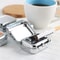 LockSafe Portable Mini Metal Ashtray Compact Car Desktop SmokeProof Holder 1