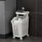 Multilayer Wheeled PP Plastic Laundry Storage Basket Cart 6