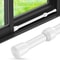 Adjustable Metal Safety Bar For Sliding Windows Doors With RubberTip Lock 0
