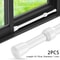 Adjustable Metal Safety Bar For Sliding Windows Doors With RubberTip Lock 7