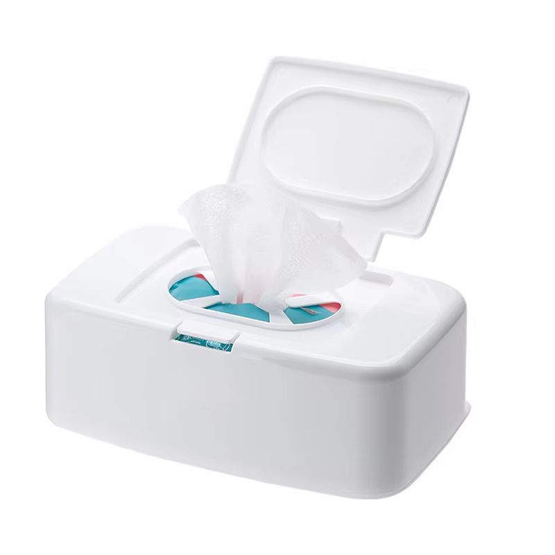 Portable Wet Wipes Dispenser Box With Lid Travel Tissue And Napkin Storage Container 4