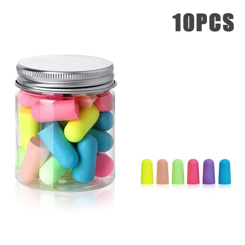 Bullet Type Foam Earplugs Set 24 60 120 Pcs Soft Noise Reduction Sleeping Ear Plugs 13