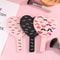HeartShaped Handheld Eyelash Inspection Mirror Portable Makeup Gadget 0