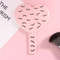 HeartShaped Handheld Eyelash Inspection Mirror Portable Makeup Gadget 12