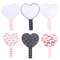 HeartShaped Handheld Eyelash Inspection Mirror Portable Makeup Gadget 1