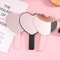 HeartShaped Handheld Eyelash Inspection Mirror Portable Makeup Gadget 3