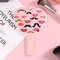 HeartShaped Handheld Eyelash Inspection Mirror Portable Makeup Gadget 13