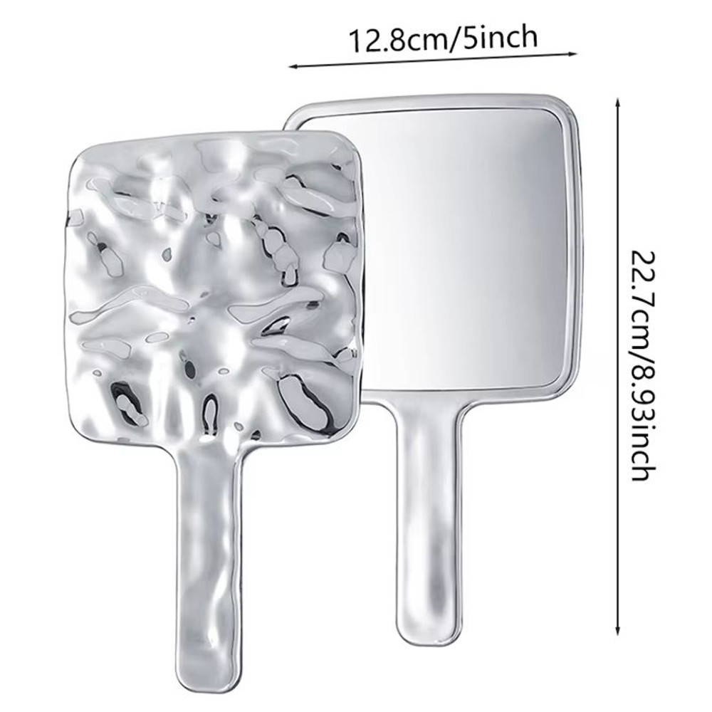 HeartShaped Handheld Eyelash Inspection Mirror Portable Makeup Gadget 16