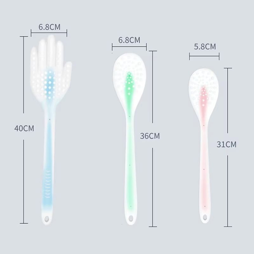 Silicone Meridian Slap Board Gua Sha Massage Stick For Full Body Detox Circulation 5