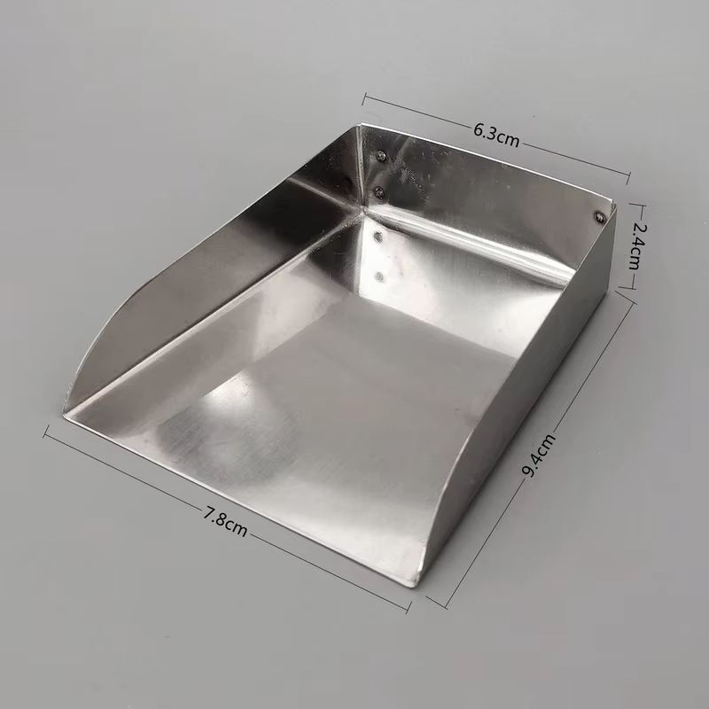 Steel Jewelry Scoop And Shovel Tool With Plate Handle For Pearls Gemstones Diamonds And Beads 3