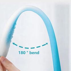 multi function long handle sunscreen and lotion back applicator with silicone massage head