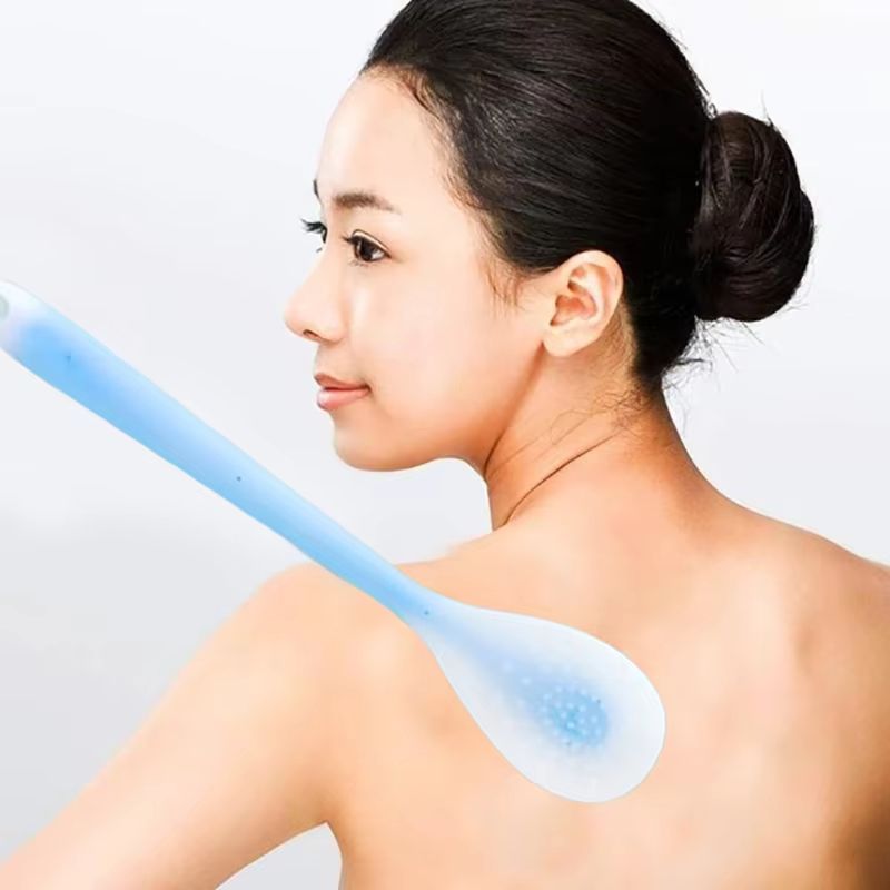 Multi Function Long Handle Sunscreen And Lotion Back Applicator With Silicone Massage Head 3