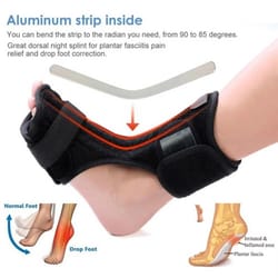adjustable plantar fasciitis night splint foot drop orthosis ankle support brace