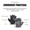 AntiSlip Half Finger Cycling Gloves With ShockAbsorbing Padding Breathable For Men Women 1