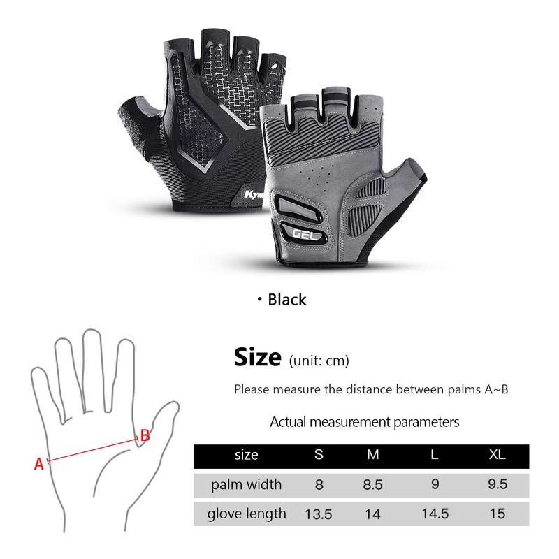 Breathable Half Finger Cycling Gloves With Anti Slip Grip And Shock Absorbing Padding For Men And W 5