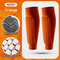 Honeycomb Padded Football Shin Guard Compression Sleeve 15