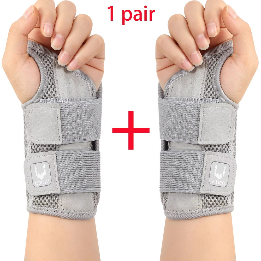 Adjustable Thumb Wrist Support Brace With Dual Straps Relief For Tendonitis And Strain 10