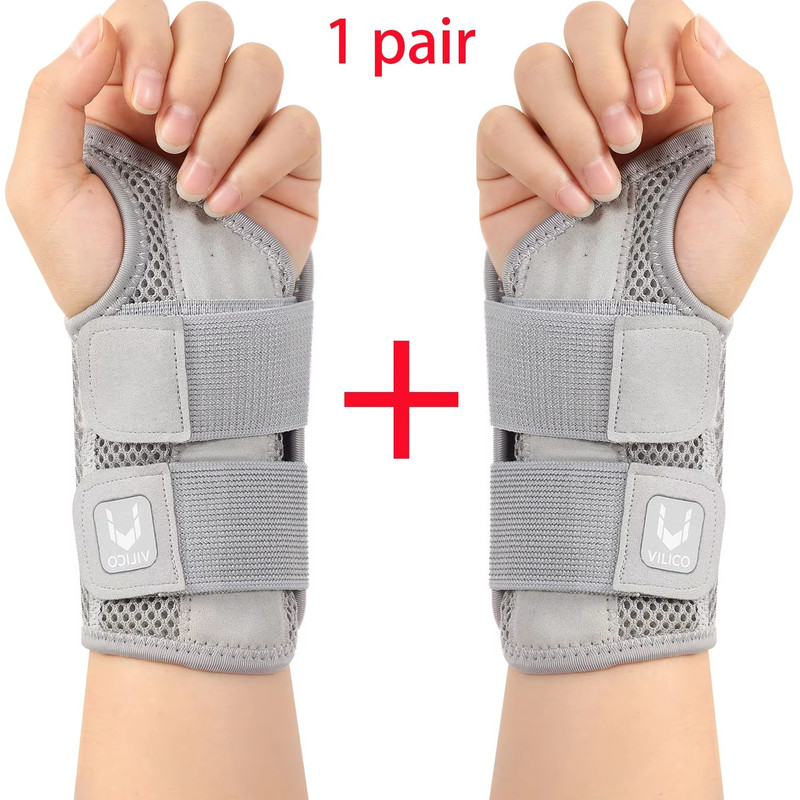 Adjustable Thumb Wrist Support Brace With Dual Straps Relief For Tendonitis And Strain 10