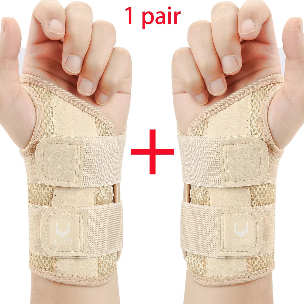 Adjustable Thumb Wrist Support Brace With Dual Straps Relief For Tendonitis And Strain 13