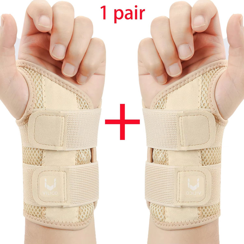 Adjustable Thumb Wrist Support Brace With Dual Straps Relief For Tendonitis And Strain 13