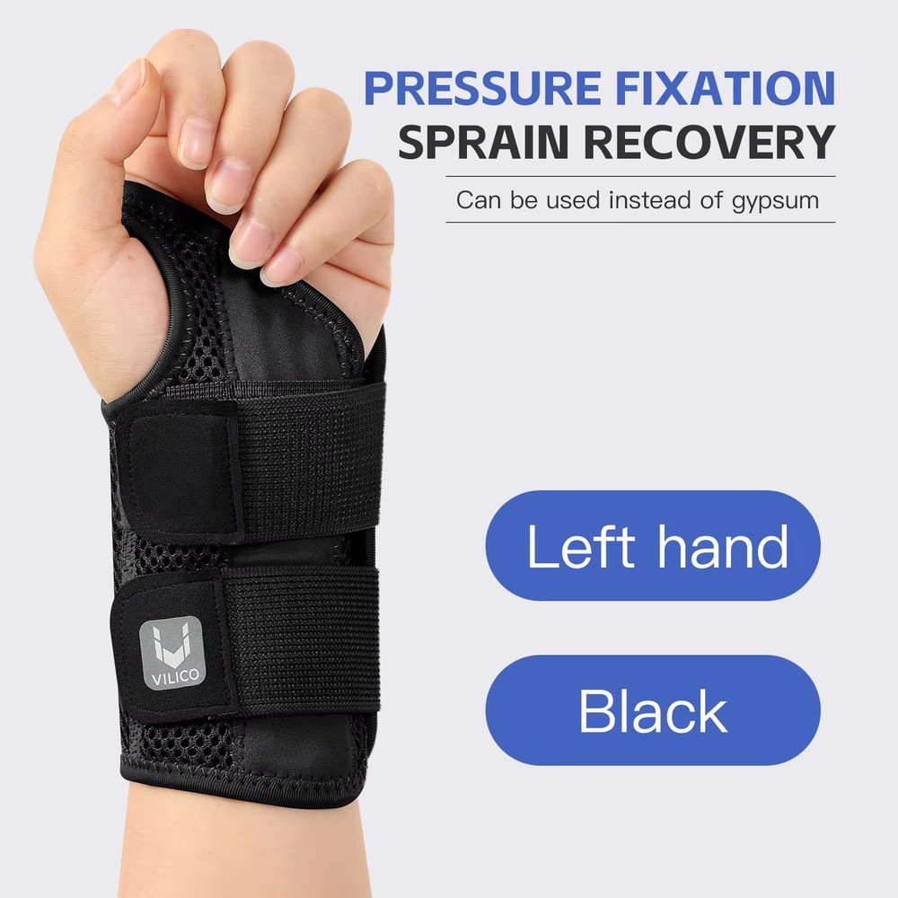 Adjustable Thumb Wrist Support Brace With Dual Straps Relief For Tendonitis And Strain 7
